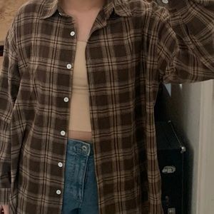 Brown Shein Flannel